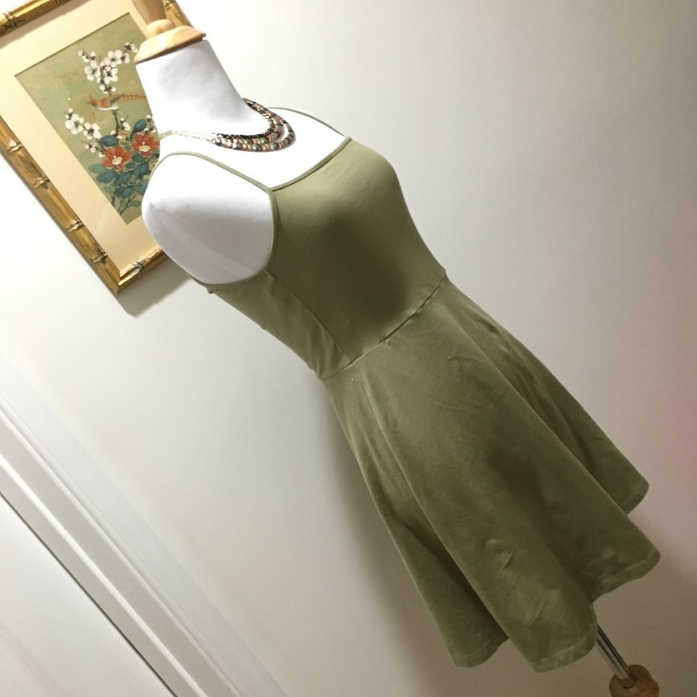 3 for $20 Sale:Forever 21 Olive Green Skater Dress